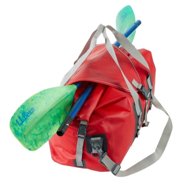 NWT LL Bean Adventure Pro Waterproof Duffle 60L in BLUE - Picture 3 of 12